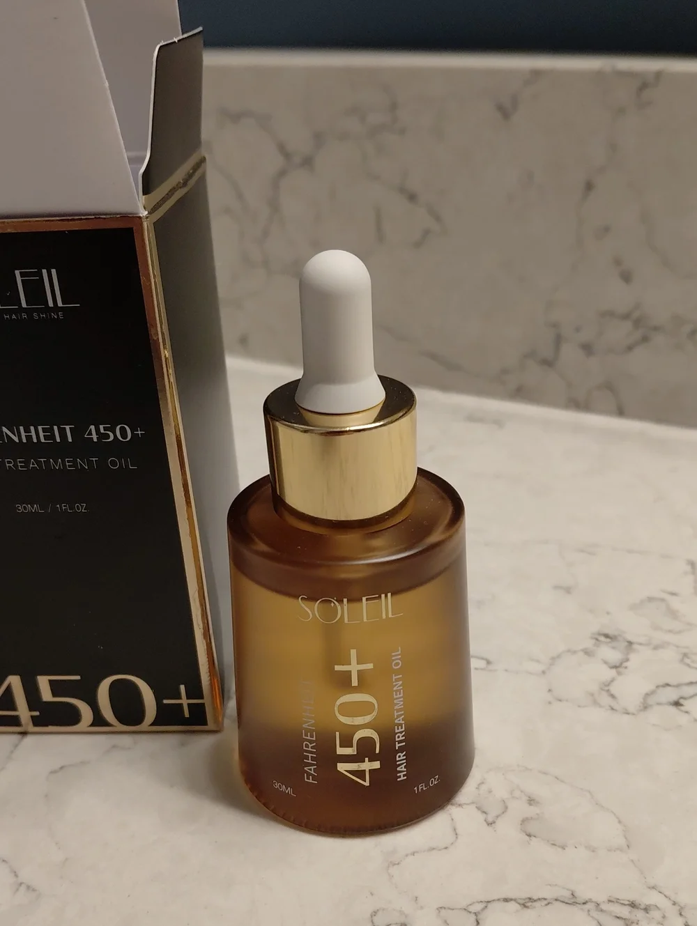 New SOLEIL Fahrenheit 450+ Hair Treatment Oil 30ml / 1 FL OZ FULL SIZE